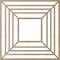 Ekena Millwork Raven Wood Fretwork Pierced Ceiling Medallion, Birch, 18"OD x 6 5/8"ID x 3/8"T CMWP18X18X0375RABI - alternate 3